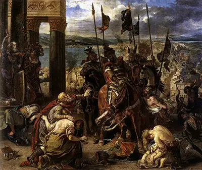 Entry of the Crusaders in Constantinople Eugene Delacroix